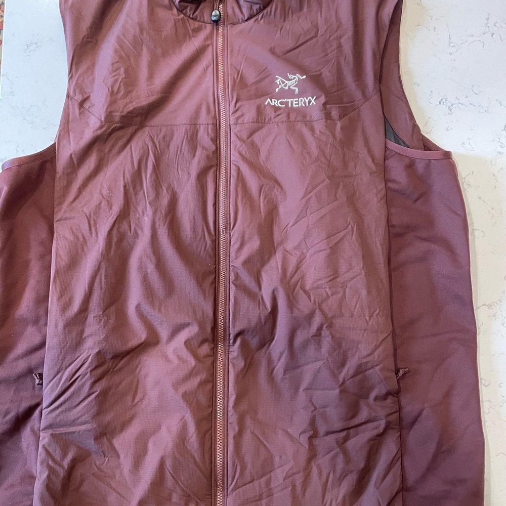 Arc'teryx Men's Burgundy Vest - NWOT